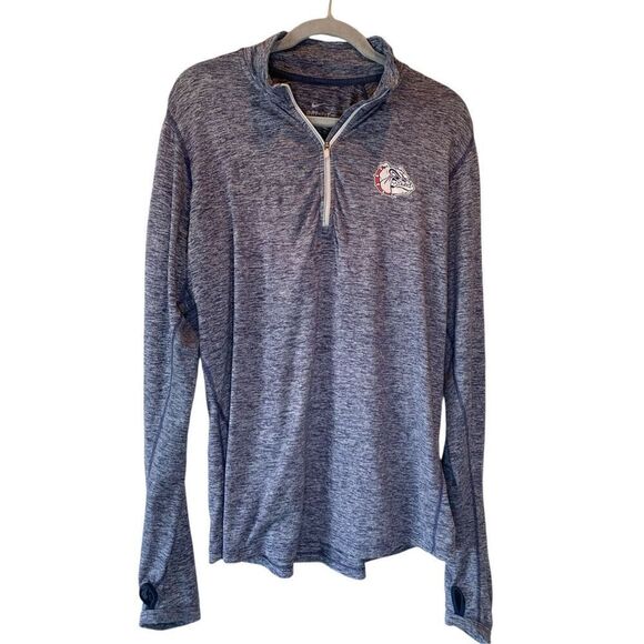Nike Dri-Fit NCAA Gonzaga Bulldogs 1/4 Zip Pullover XL-Mens - Picture 1 of 5